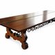 Ltee Laval - Longue table de 3m en bois massif sculpté - meuble unique