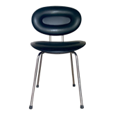 Chaise cuisine Skai noir