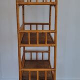 Vintage rattan shelf