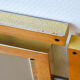 Modernist Italian mirror chrome steel gold 70 71 X 71