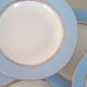 Hollow earthenware plates Café Gilbert by Moulin des Loups Vintage