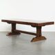 Very Heavy Antique French Table from the Early 1900s in Solid Oak