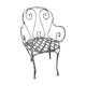 Fauteuil de jardin XIX° en fer forgé