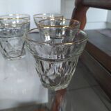 Bvb france regd 1950 glass wine glass and carafe set.