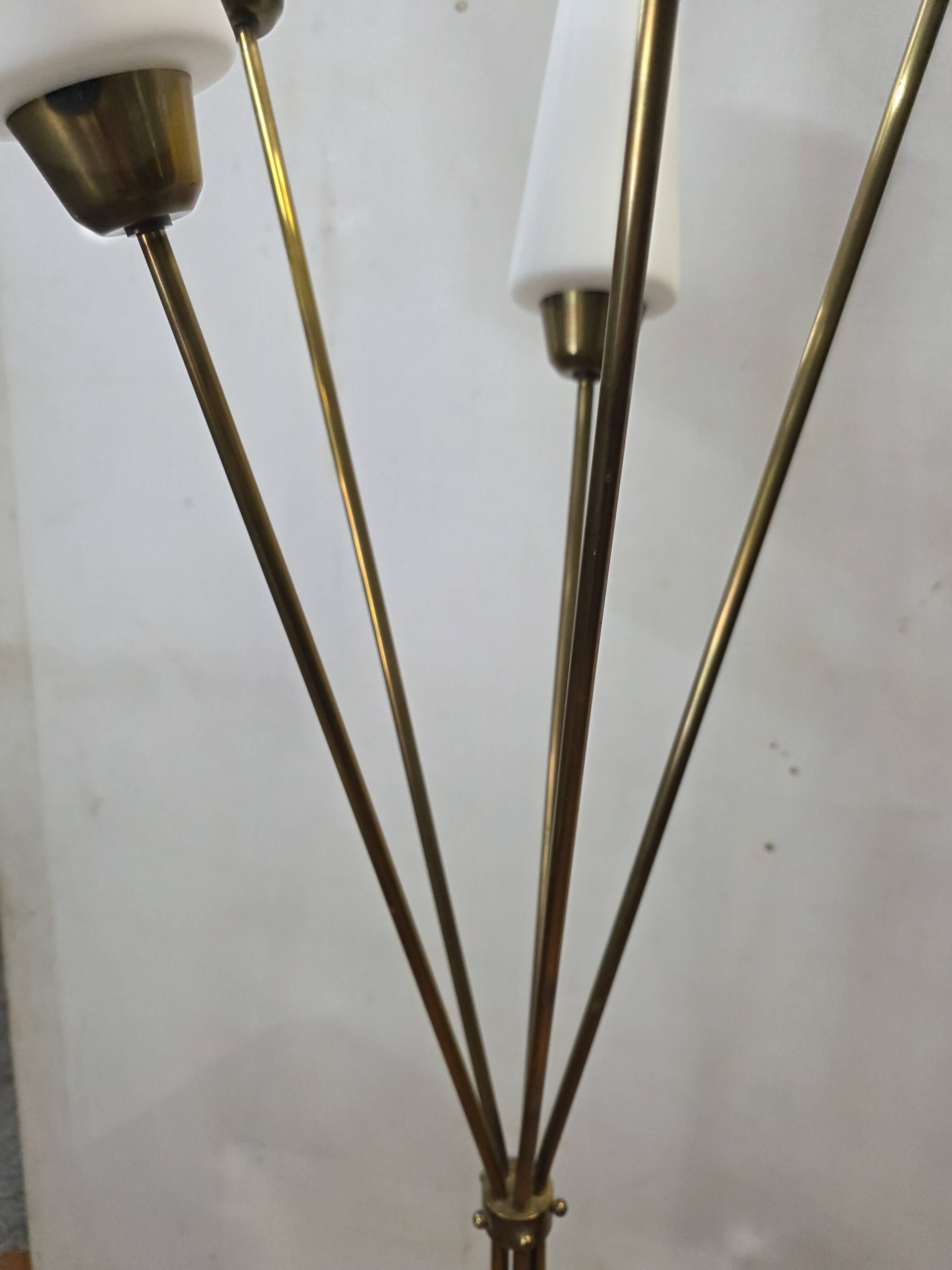 1960s five-light floor lamp
