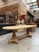 Oval table in solid oak