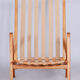Grey mid century oak armchair by Jan Vanek 1950s Czechia