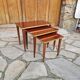 Vintage 1960s nesting coffee table.  
Large table: 54x32 H 41  
Medium