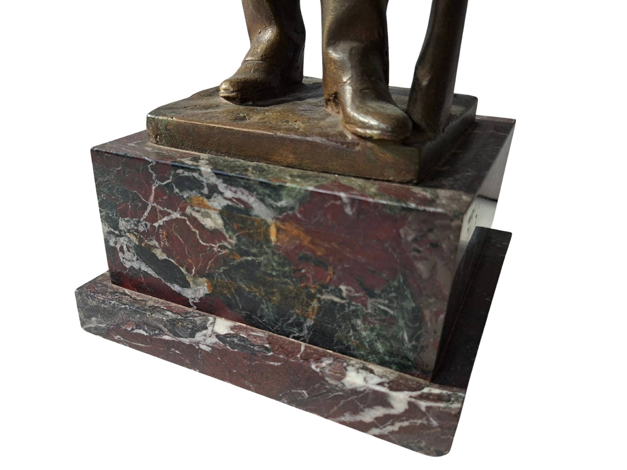 Sculpture en bronze "Soldat" – Fonderie Laganà, Naples (XXe siècle)