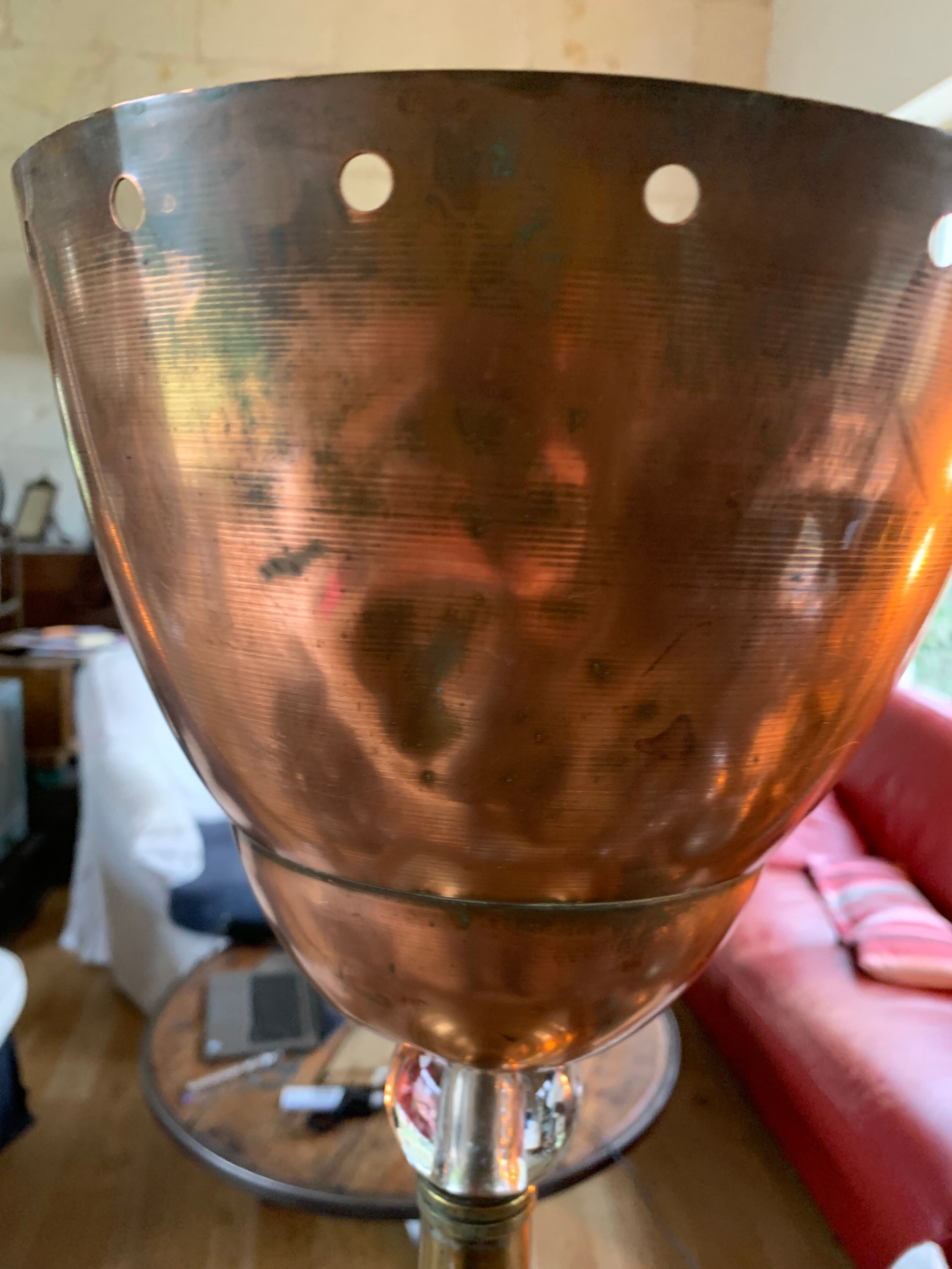 Lampe calice années 40