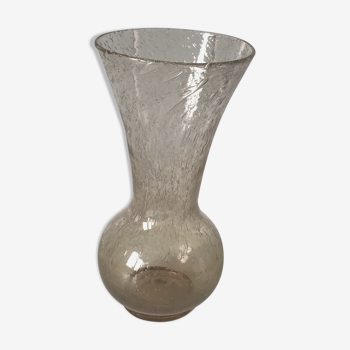 Vase en verre bulle