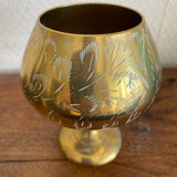 Chalice in brass and bronze
