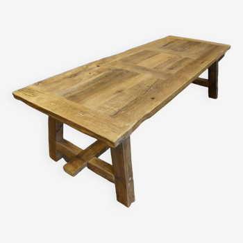 Century-old solid oak farm table