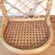 Fluted rattan shelf