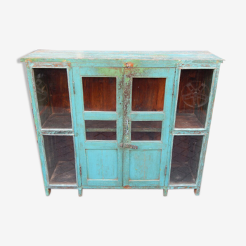 Green sideboard Indian teak wood