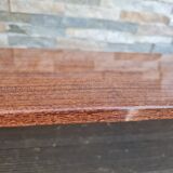 Wall shelves style metal string imitation wood 60- 70s