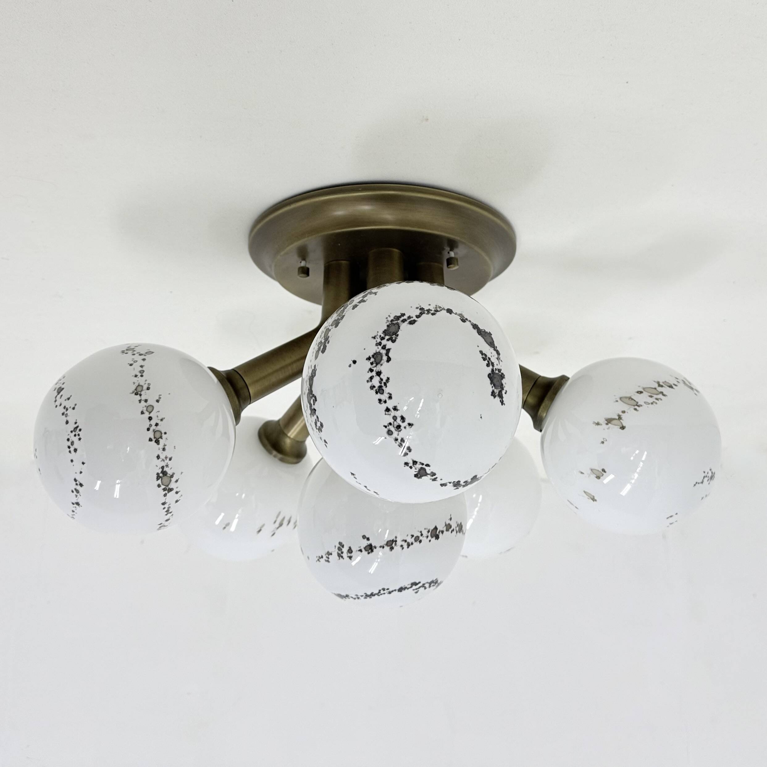 Hillebrand Sputnik Ceiling lamp flush mount , 1970s