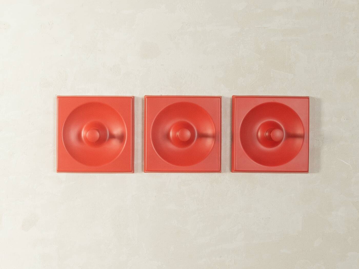 Schönbuch | Jürgen Lange – Space Age wall-mounted coat rack set, 1970s