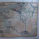 Old school map of geography France aviation waterways TSF by Gibert