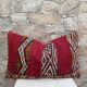 Taie d'oreiller marocaine, housse de coussin berbère, taie d'oreiller tissé