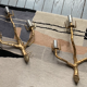 Paire d'appliques en bronze doré Arlus