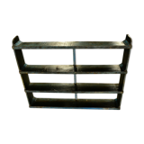 Shelf wall green old old teak