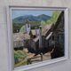 Contemporary Swedish oil painting on panel Gunnar S Malm 1960s