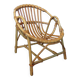 Fauteuil corbeille enfant en rotin