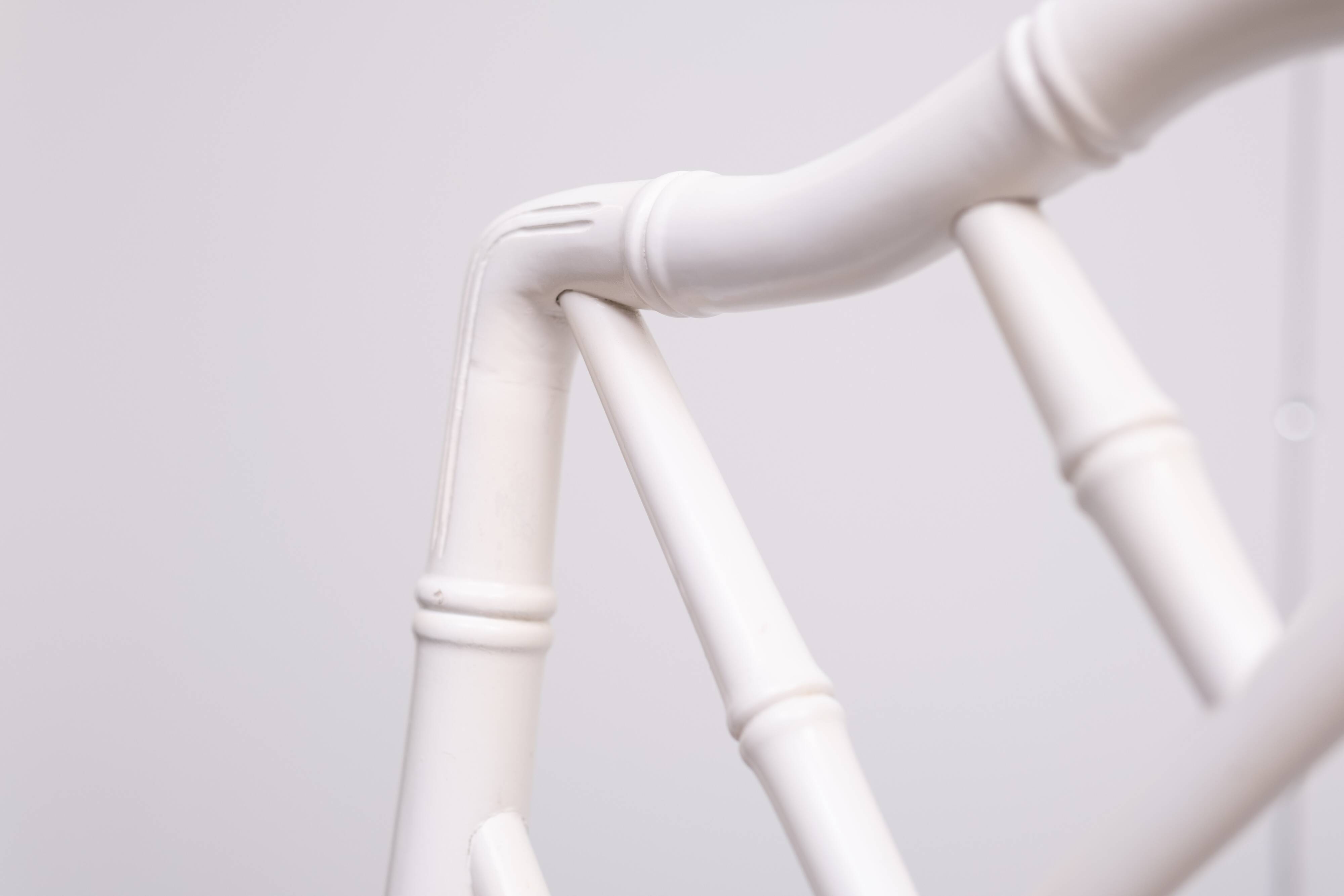 Chinese Chippendale Faux Bamboo Dining chairs set of 6