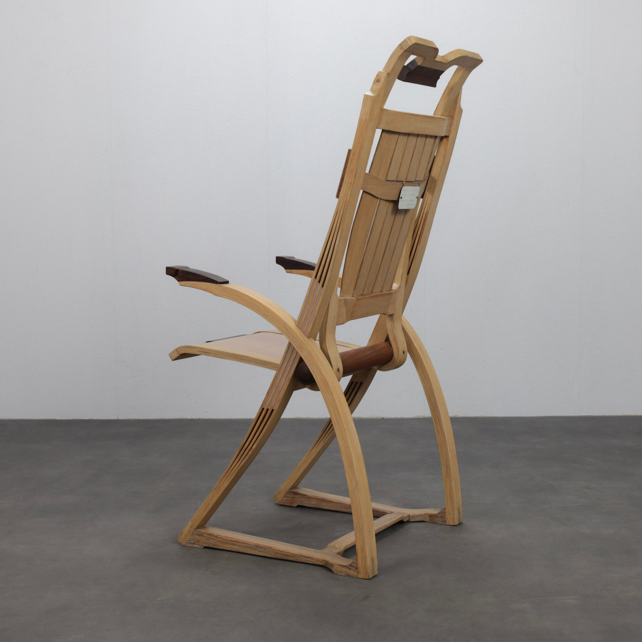 Chaise prototype “Rolsa” par J. Limperg, Pays-Bas, années 1960.