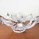 Large Modern Crystal Glass Fruit Bowl from the Mid-Century by Art Vannes, France, 1960s