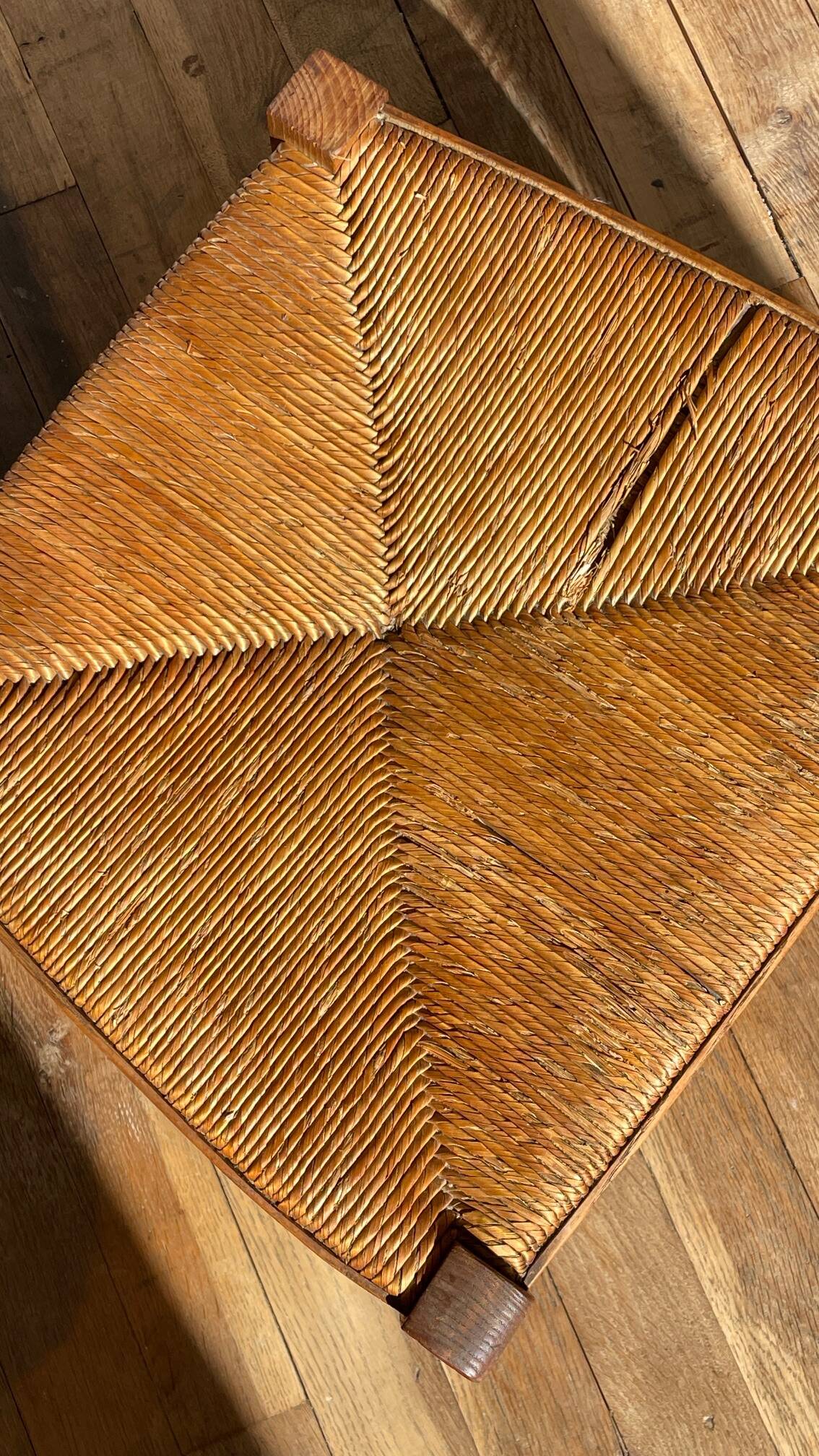 TABOURET Ancien Esprit CAMPAGNE