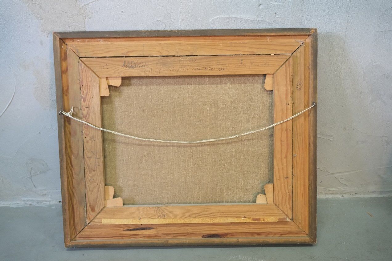 Albert Krüger, Scandinavian Modern Painting, 1928, Oil on Canvas, Framed