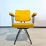 Fauteuil structure métallique années 50
