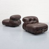 Soriana Armchair Afra & Tobia Scarpa Cassina 1970s
