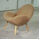 Fauteuil Organic egg de Fritz Neth des années 50 pour Correcta