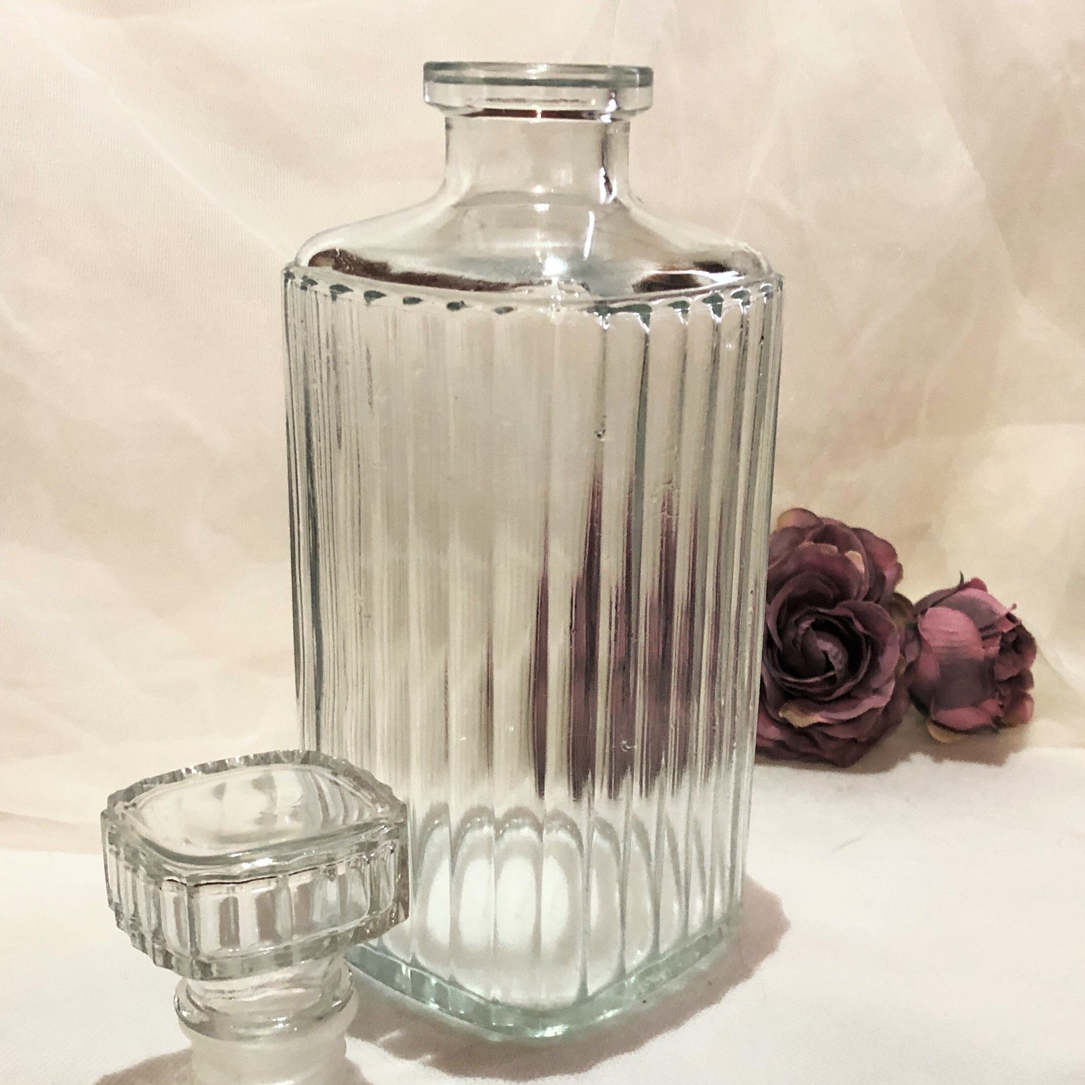 Whisky decanter or glass decanter retro France vintage style