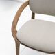 Set of Six Italian Contemporary Dining Chairs with Sculptural Curved Frame