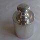 Tea box in silver metal by the silverware Plasait