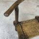 Petite chaise baoulé en bois