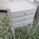 Paire de chevets gris