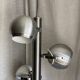 Chrome metal eye ball lustre Space Age