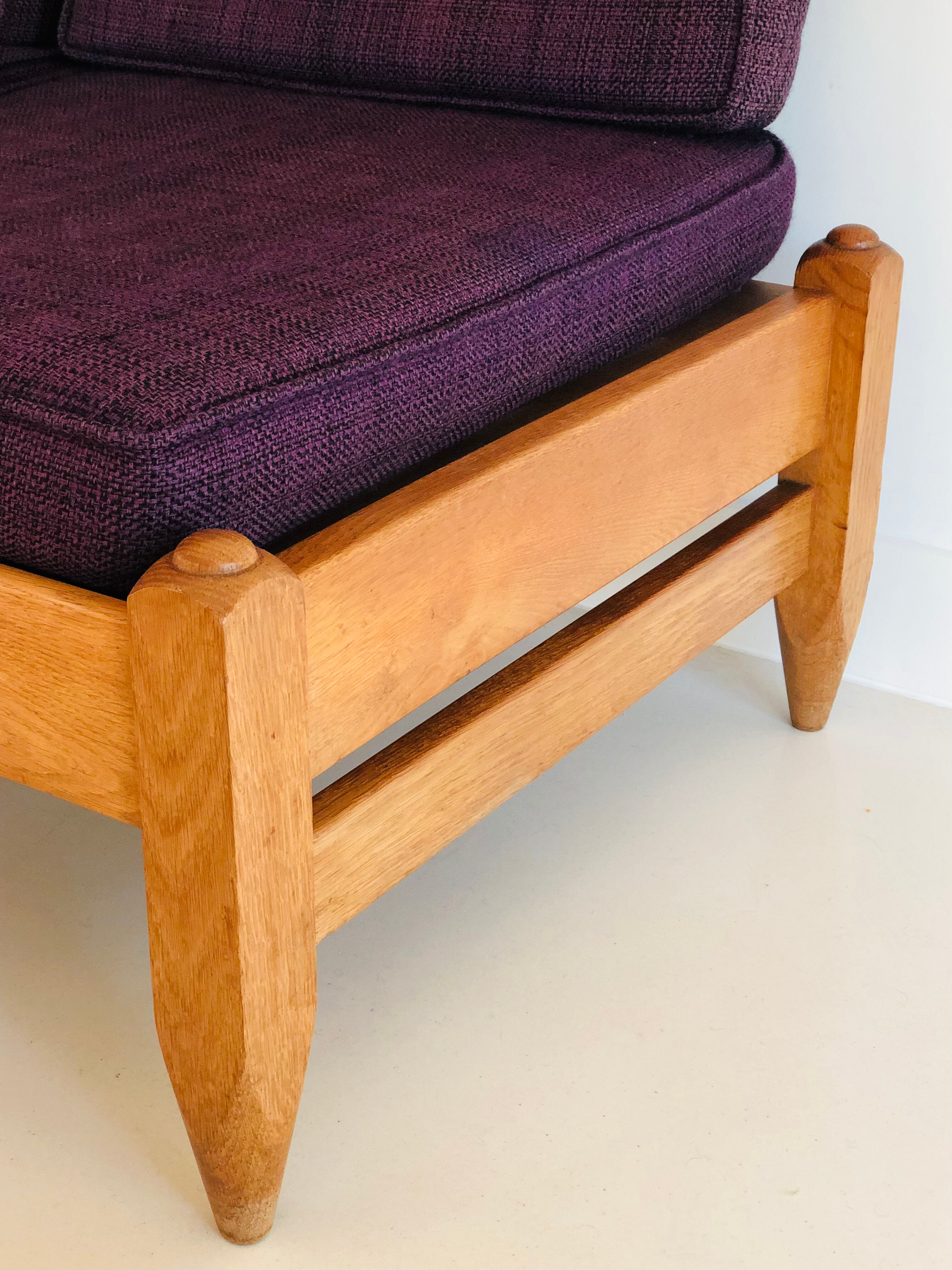 Oak bench by Guillerme and Chambron for “Votre maison”, France 1960s