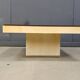 Table basse en peau de chèvre laquée Aldo Tura, années 1960