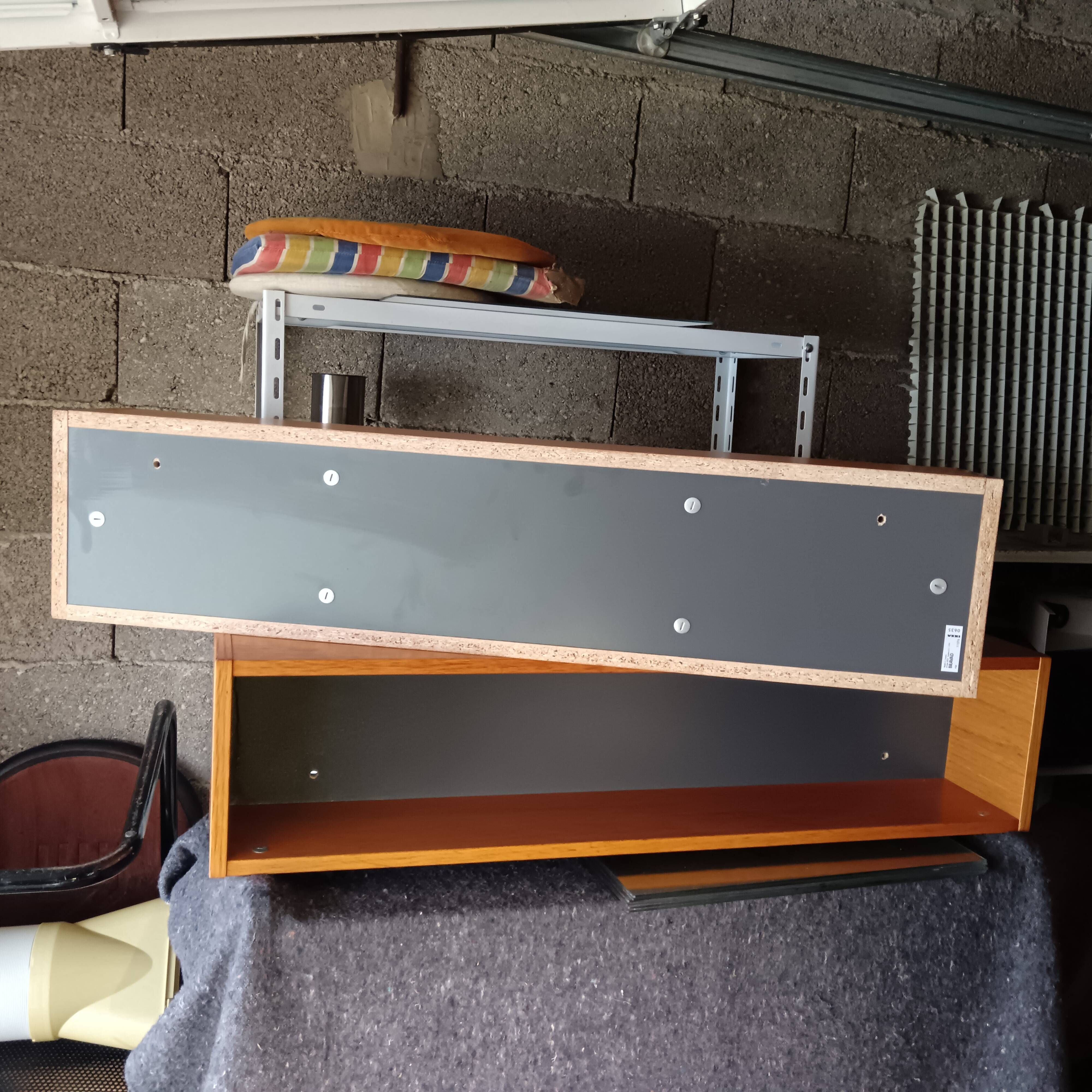 Ikea Bravad shelves 1980 made in Croatia, set of 2