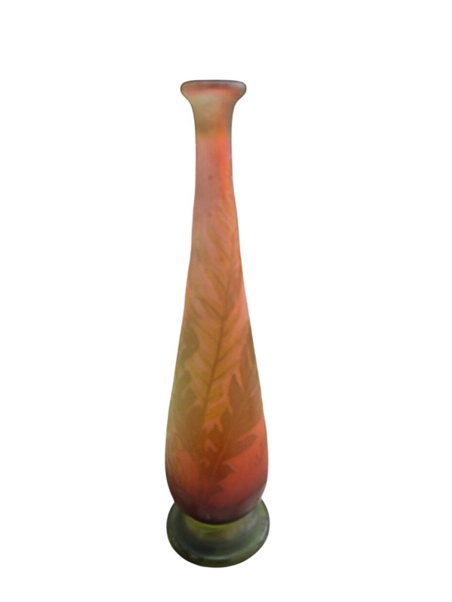 soliflore vase Emile Gallé 1900 1910