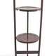 Mahogany vintage Jugendstil antique high tea cake stand 19th century