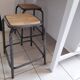 Set of 4 industrial stools