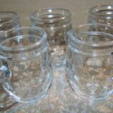 Set of 5 liqueur glasses