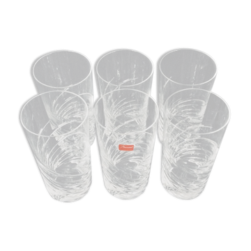 Ensemble de 6 verres Baccarat et Arik Levy